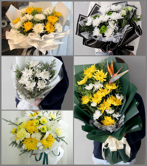 河南南阳西峡县莲花街道白事花束代送